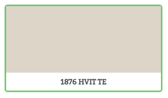 1876 - HVIT TE - 9 L