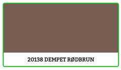 20138 - DEMPET RØDBRUN - 0.68 L