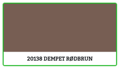 20138 - DEMPET RØDBRUN - 0.45 L