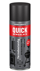 Quick Bengalack VARMEBESTANDIG Spraymaling, Mat Sort