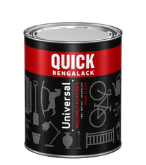 Quick Bengalack Universallak HVID/SORT - 0.75 L