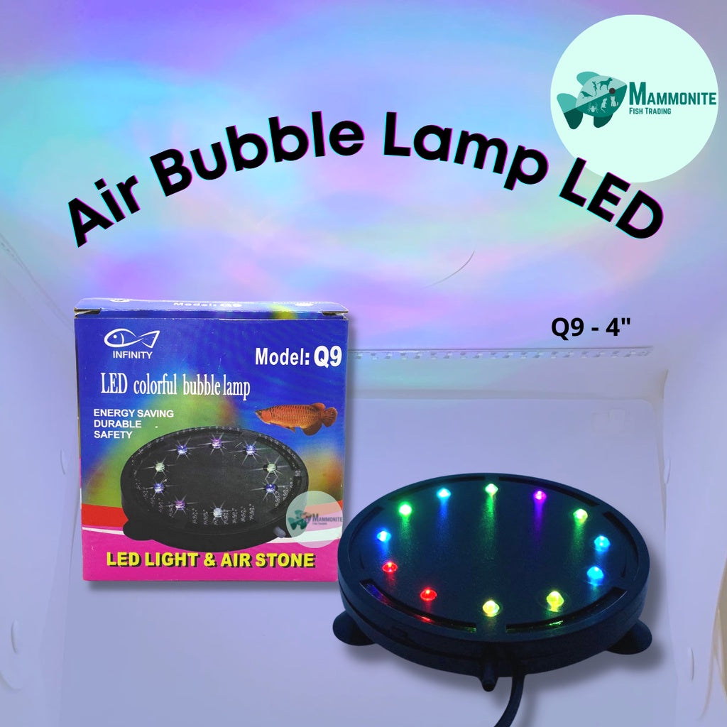 led colorful bubble lamp model q9