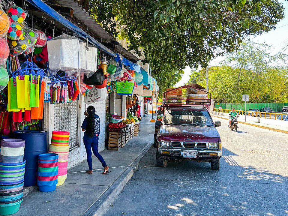 Shop along the street in Puerto Escondido