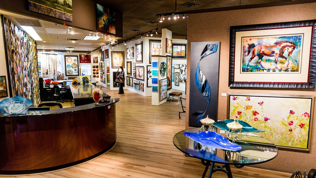 Art Gallery in Scottsdale, Arizona featuring Elli and John Milan’s artowrk