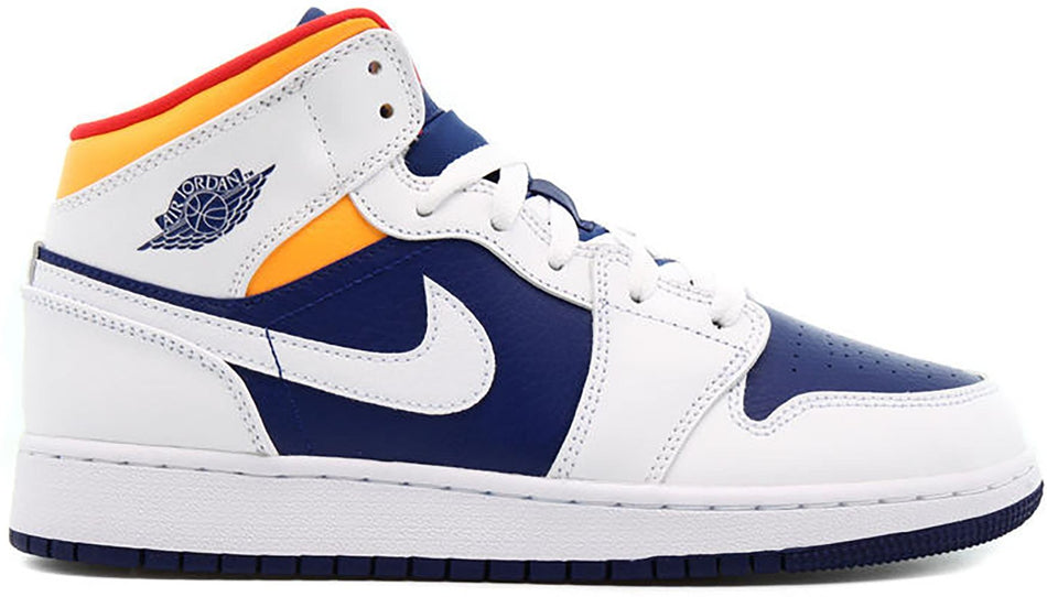 jordan 1 mid white laser orange deep royal