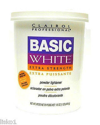 Hair Bleach Clairol Basic White 16oz Powder Lightener Extra