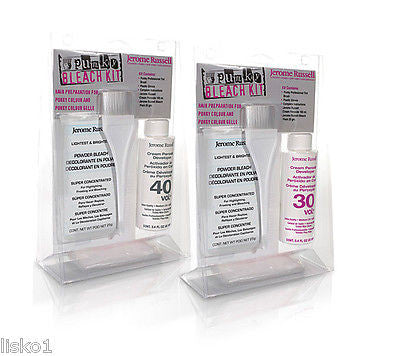 Jerome Russell Punky Bleach Kit W 30vol Cream Peroxide Hair Prep