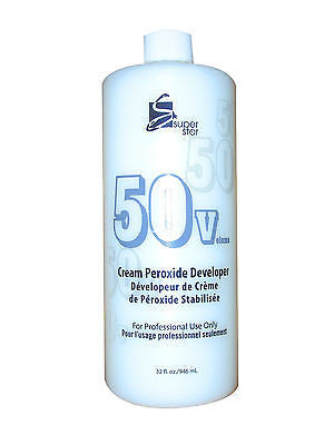 Superstar 32oz 50 Vol Stabilized Cream Peroxide Developer For