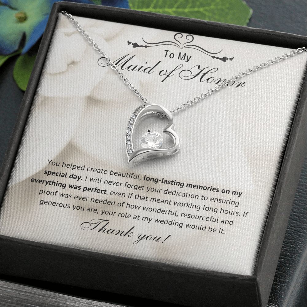 A Gift from Bride to her Maid of Honor