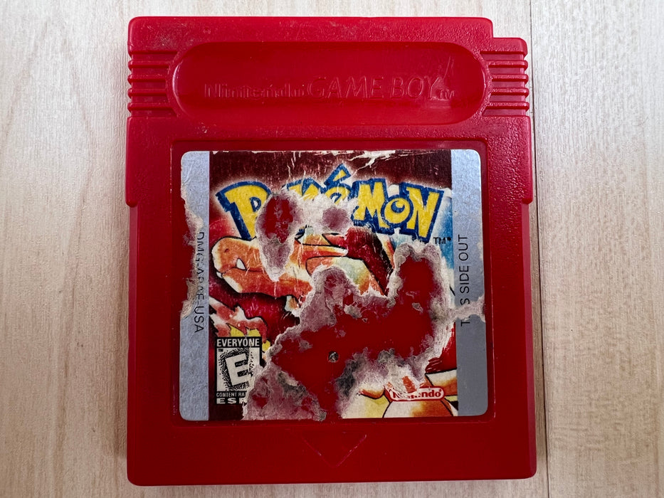 Pokémon Red (Nintendo Game Boy) Authentic Cartridge Only - Used