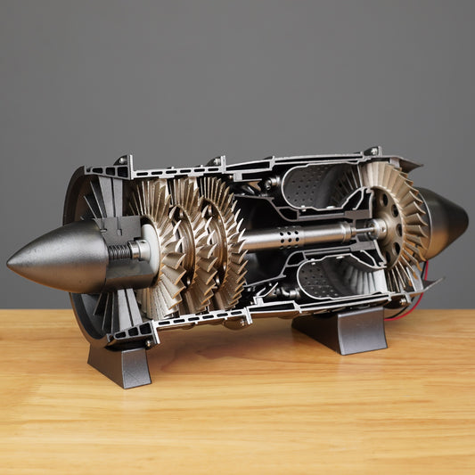 WS-15 Turbofan Engine 1/20 Scale Model DIY Assembly Kits 150+ PCS -  Stirlingkit