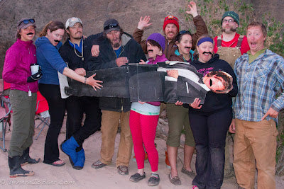 Mustache March in full force, Grand Canyon of the Colorado, Chris Baer