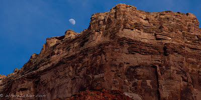 we got to observe a full lunar cycle, Grand Canyon of the Colorado, Chris Baer