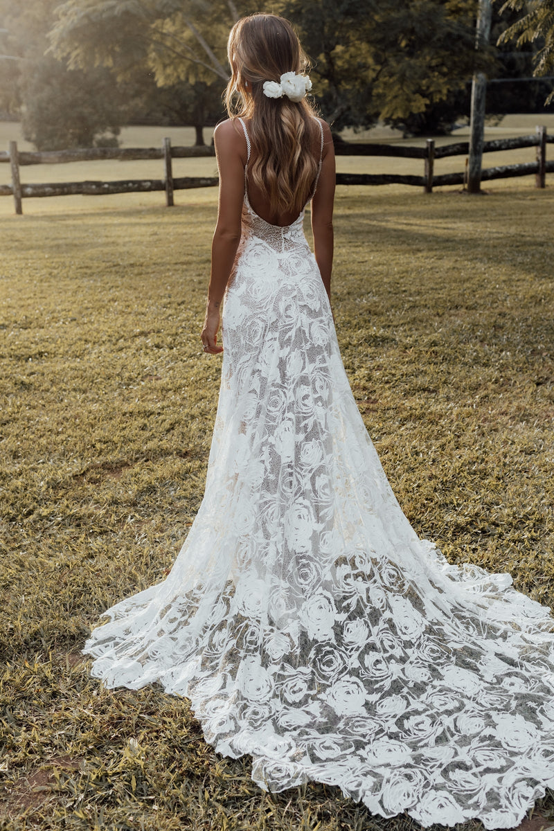 Rosa Gown | Lace Wedding Dress | Made to Order – Grace Loves Lace AU