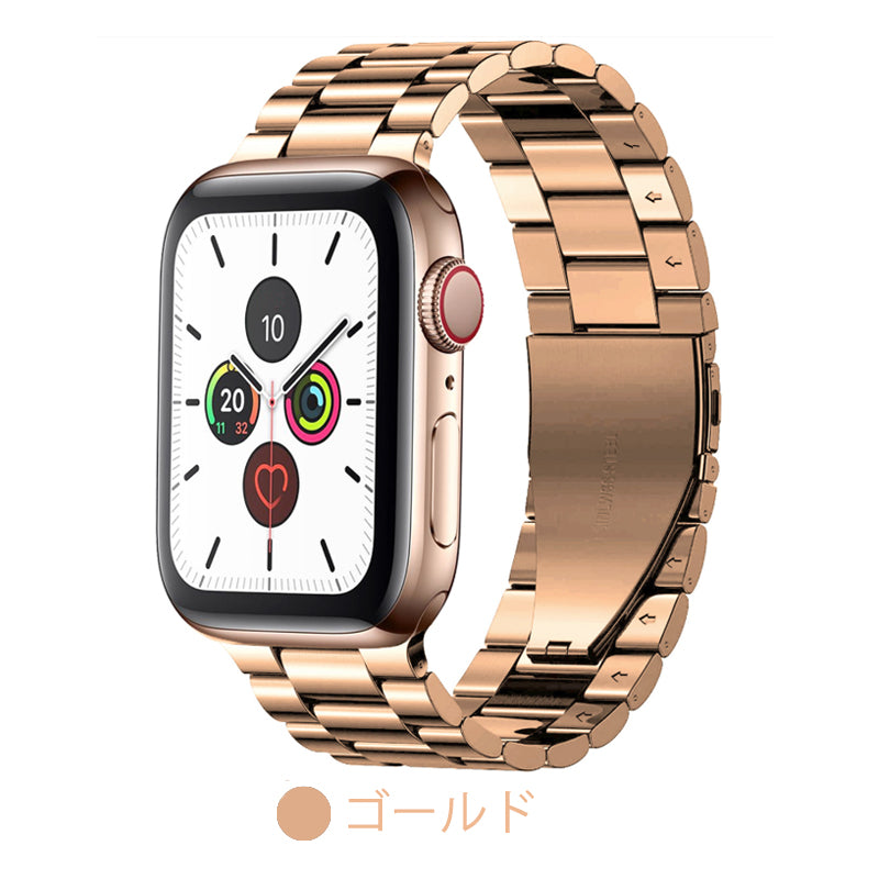 SR2☆アップルウォッチバンド ステンレスベルト Apple Watch