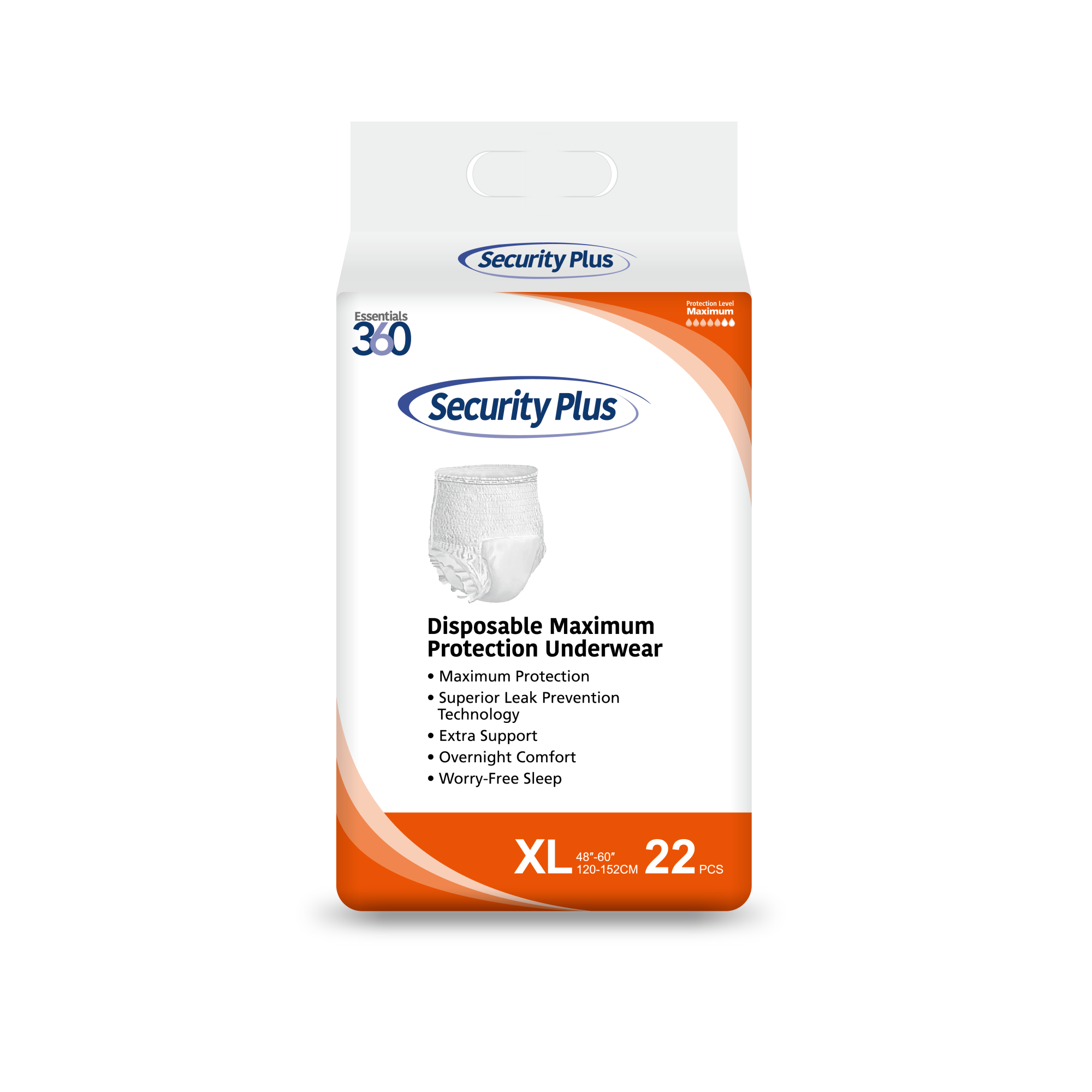 Security Plus Overnight Underwear from Essentials 360