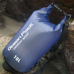 Color: 2, Style: 30L - Spot beach bag anti water bucket bag PVC waterproofing bag drifting waterproof bag swimming bag outdoor sports bag