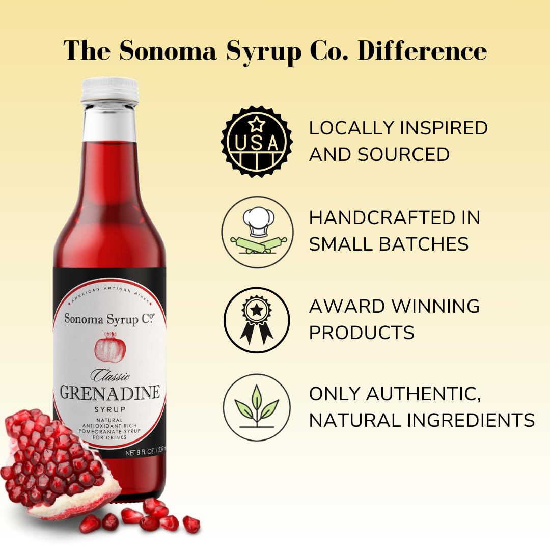 Sonoma Syrup No. 28 Classic Grenadine 8 oz