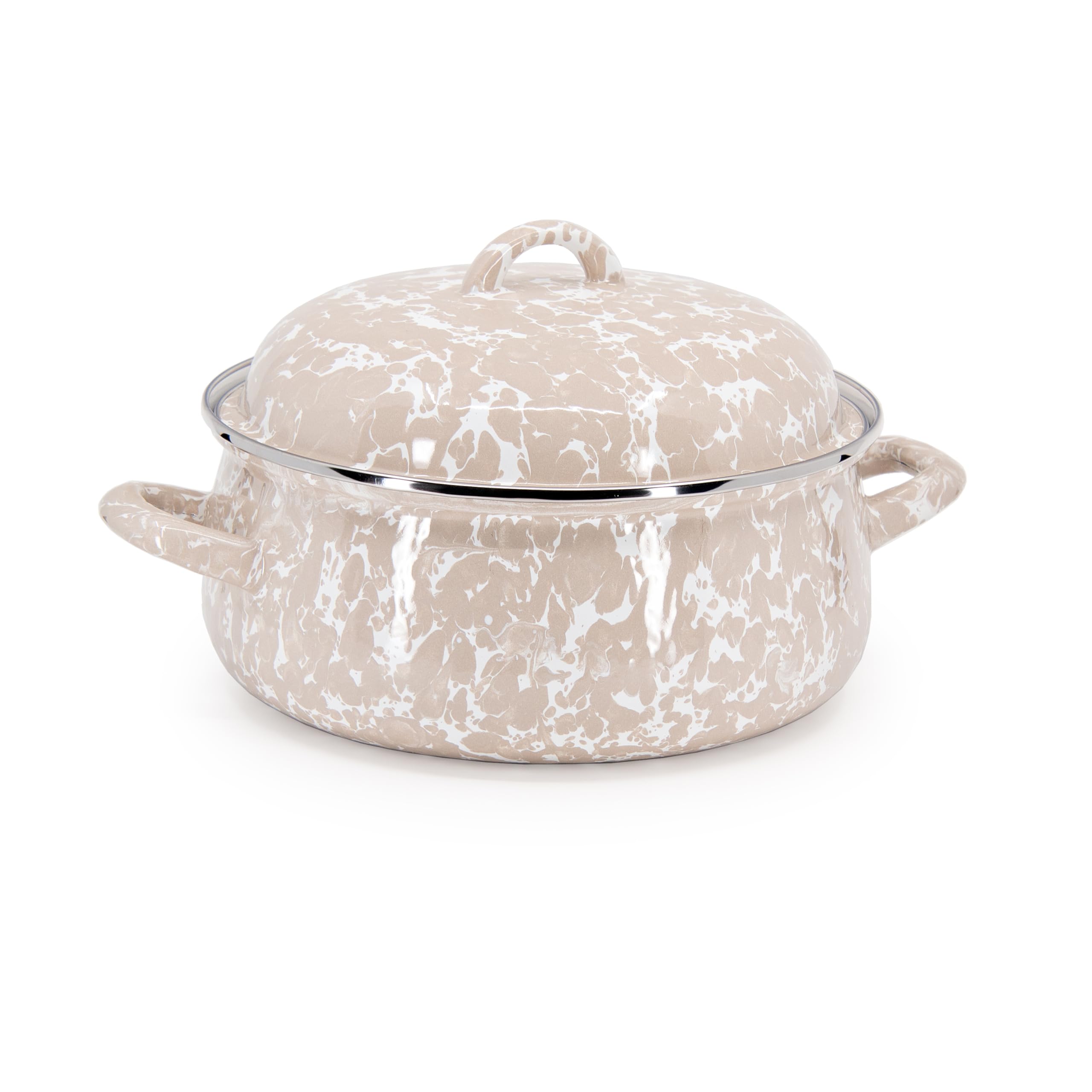 Golden Rabbit Enamelware 4qt Dutch Oven