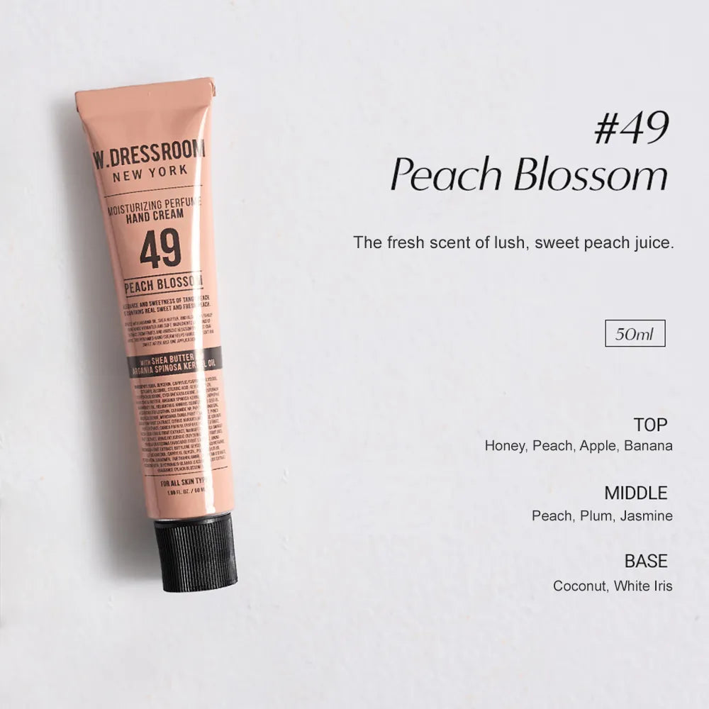 W.Dressroom Moisturizing Perfume Hand Cream No.49 Peach Blossom 1.69 fl oz