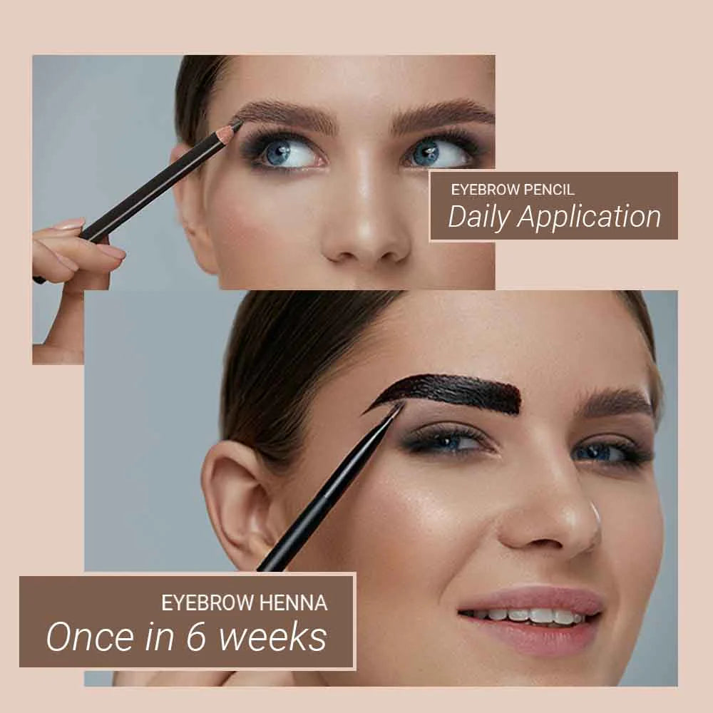 Mina Ibrow Henna Regular Brow Tint Kit - Grey Brown