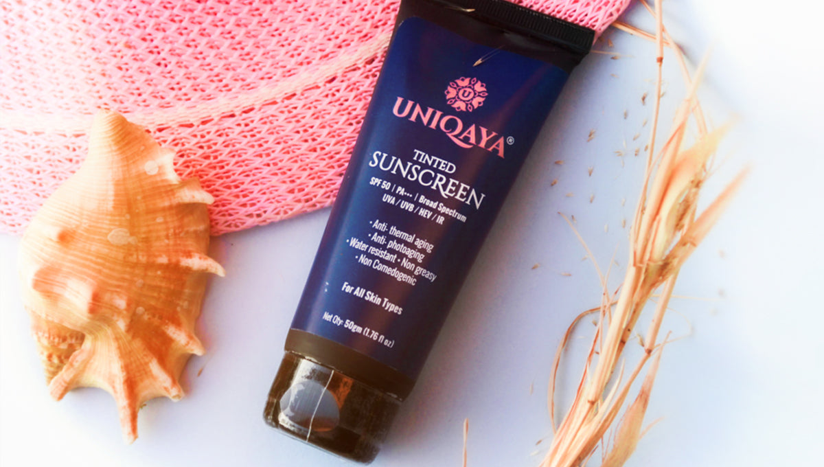 Photodamaged Skin Treatment - Uniqaya Tinted Sunscreen