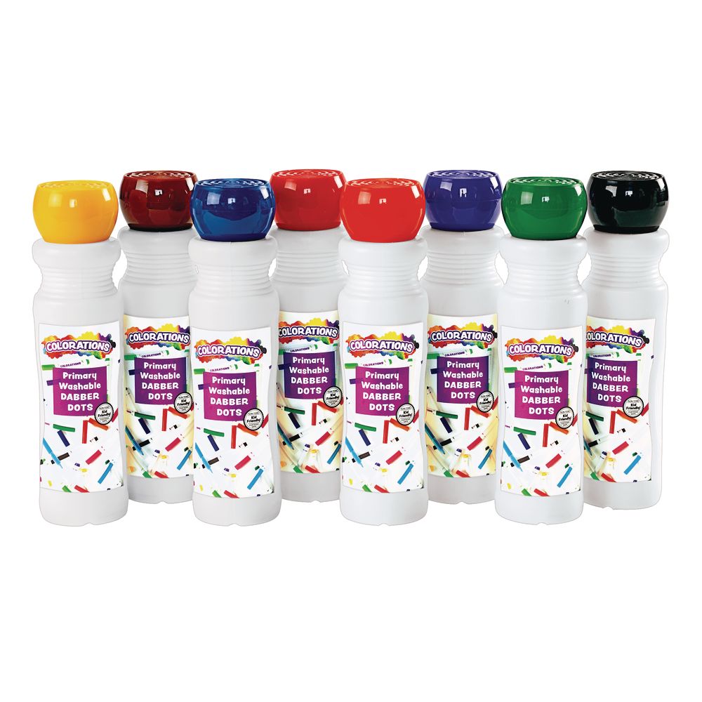 Simply Washable Tempera Paint 8 oz. Set of 6