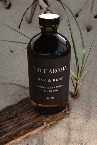 True aroma Oak and Rose essential oil anxiety