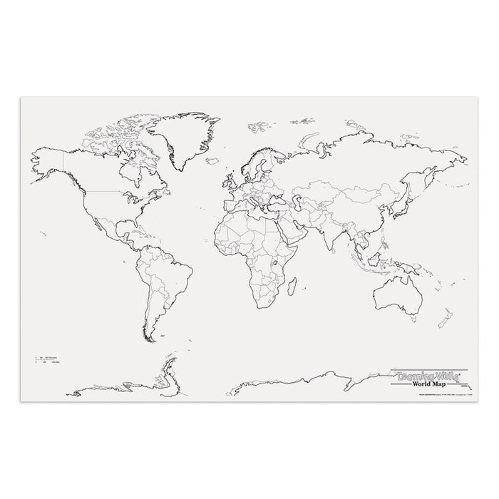 GIANT WORLD MAP 48IN X 72IN