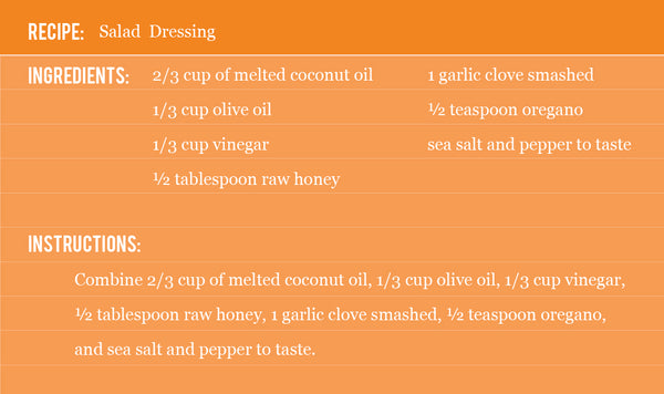 Coconut Oil Dressing Recipe