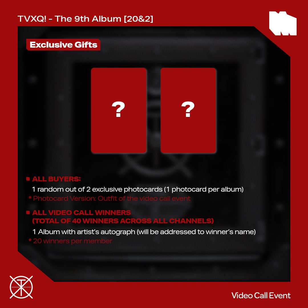 [Video Call Event] TVXQ! - The 9th Album [20&2] (Photo Book Ver.)