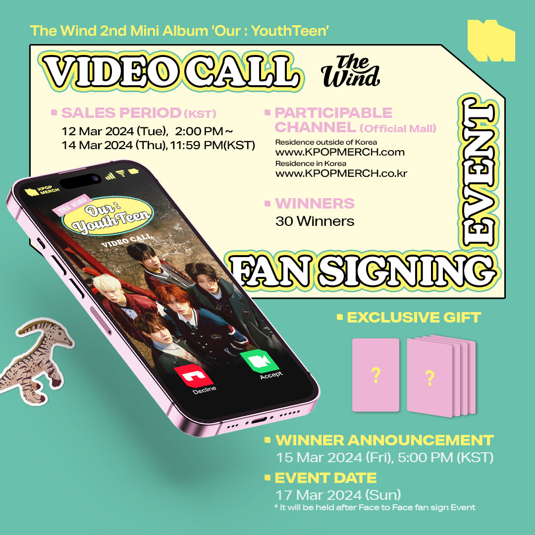[Video Call Event] The Wind - 2nd Mini Album 'Our : YouthTeen'
