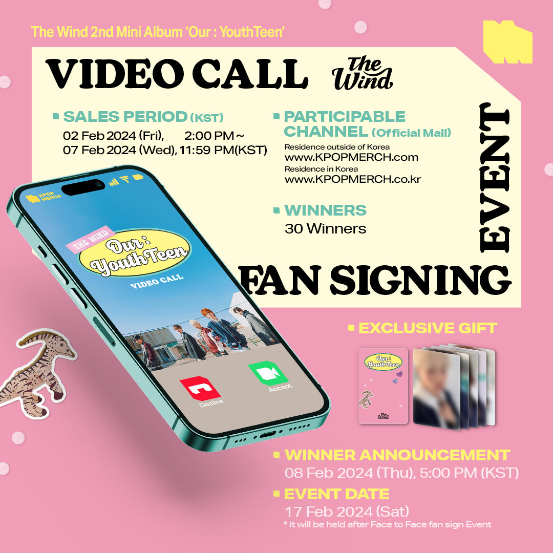 (Video Call Event) The Wind - 2nd Mini Album 'Our : YouthTeen'