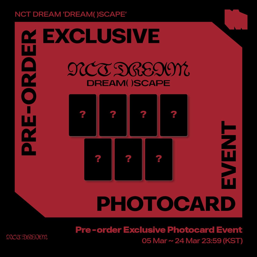 [Pre-Order Event]NCT DREAM - [DREAM( )SCAPE] (Photobook Ver.)