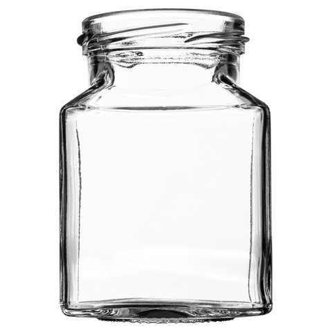 12ea - 6 Oz Hexagon Glass Jar With Lid by Paper Mart 