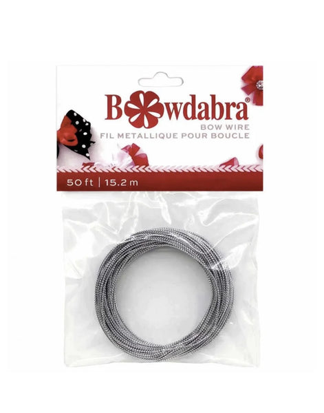 Bowdabra Bow Maker Kit, Large Bundle with 100yd Silver Bow Wire for  Creating Ribbon Gift Bows, Swags, Decorations, Hair Bows, Party Favors,  Corsages
