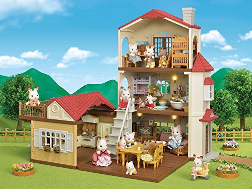 calico critters red roof country home bonus gift set