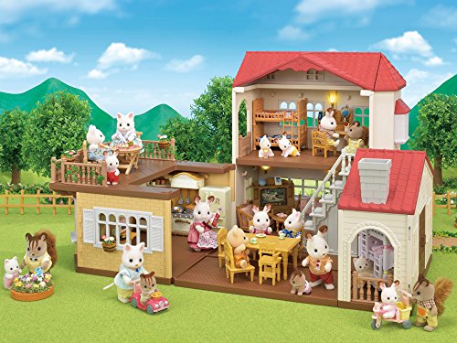 calico critters red roof country home bonus gift set