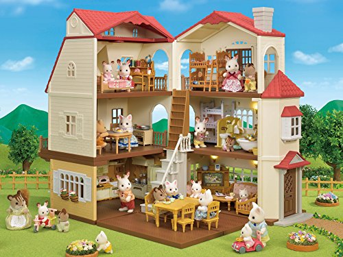 calico critters red roof country house