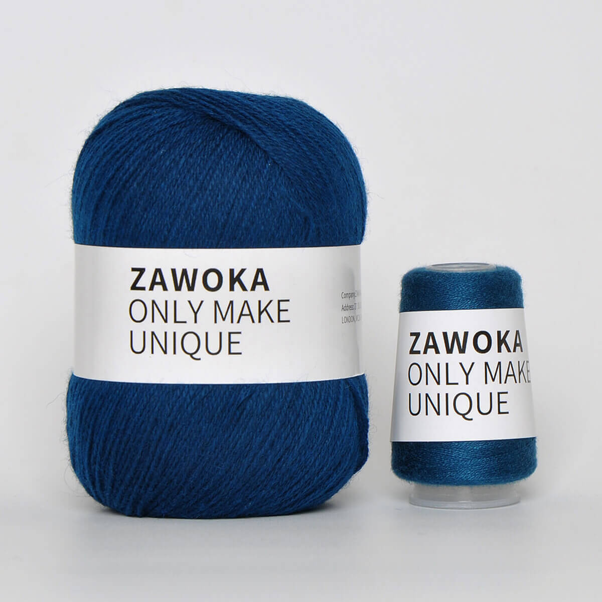 blue cashmere yarn