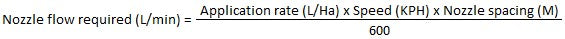 Image of spryaer calibration formula