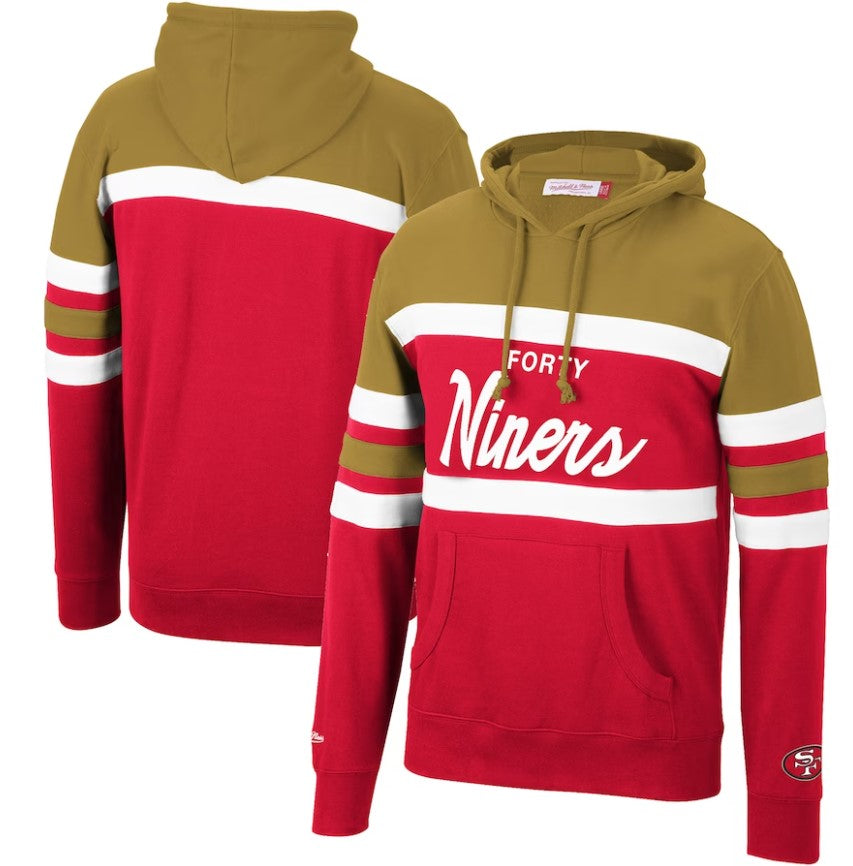 Buy New York Jets Mitchell & Ness Head Coach Pullover Hoodie