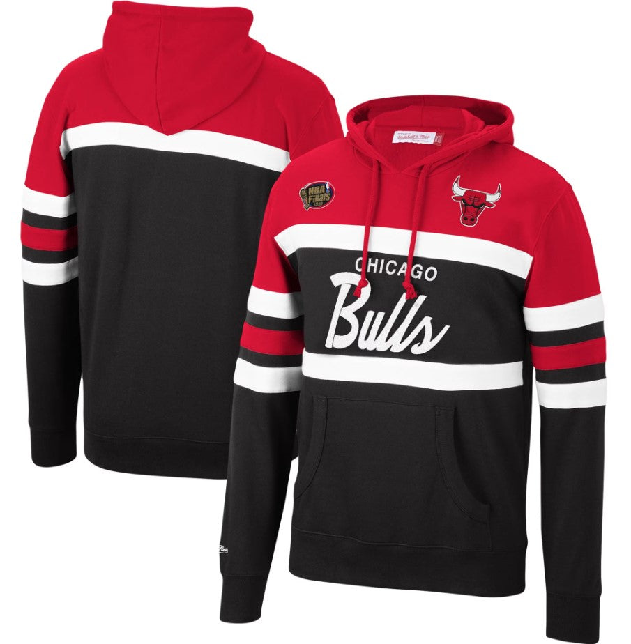 Mitchell & Ness Chicago Bulls Fusion Fleece Hooded Sweatshirt Large