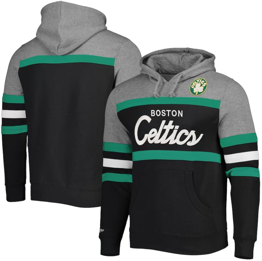Boston Celtics Black & Green Attack Colorblock Pullover Hoodie - Dynasty  Sports & Framing