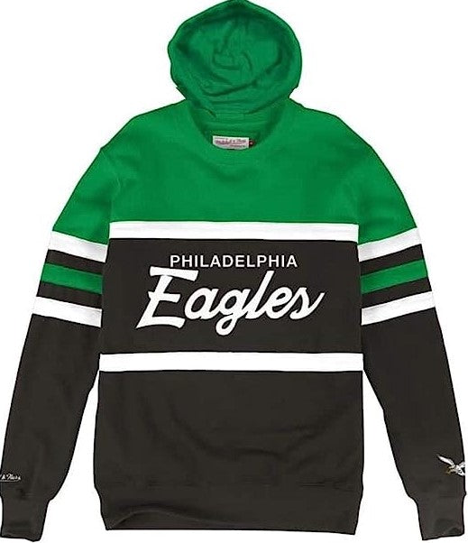 Philadelphia Eagles Mitchell & Ness Legendary Slub Long-Sleeve Hoodie