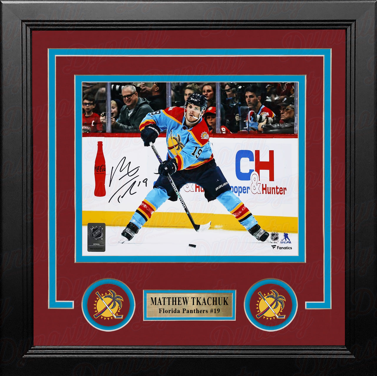 Framed Matthew Tkachuk Florida Panthers Autographed White Fanatics