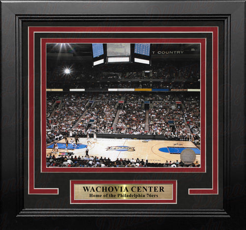 Allen Iverson in Action Philadelphia 76ers 8 x 10 Framed Basketball Photo  - Dynasty Sports & Framing