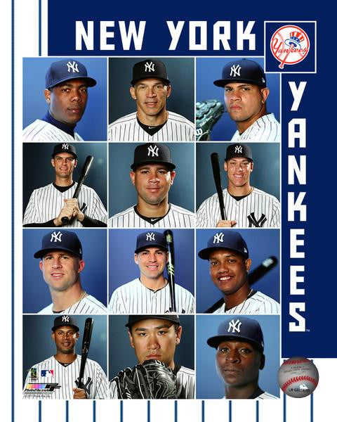 New York Yankees 2017 Collage MLB Baseball 8