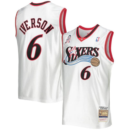 Allen Iverson 2002 NBA All Star Jersey Philadelphia 2X (USED)