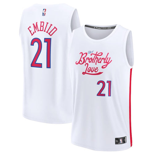 Joel Embiid Philadelphia 76ers 2022-2023 Game Worn Icon Edition Jersey, International Player Edit, Capsule Collection, Streetwear & Modern  Collectibles